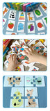 Montessori Cards Educational Toys for Children Learning Educational Puzzles Develop Cognitive Games for Babies Kids Baby Novel