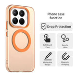 Luxury Matte Candy Magnetic Wireless Charging Transparent Case For Redmi Xiaomi 14T Pro 15T 15TPro For Magsafe Shockproof Cover