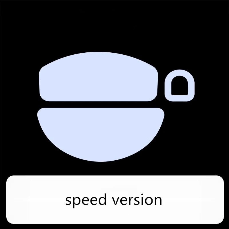 1 Set Ultraglide Mouse Skates For ATK X1 Ultimate Brake Control Speed Silencer Feet ICE Version Mice Glides PTFE Feet
