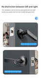 Tuya App Bluetooth Smart Fingerprint Door Lock Password Mechanical Key NFC Unlocking For Wooden Door Handle Lock IP54 Rainproof
