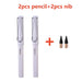 2pcs white