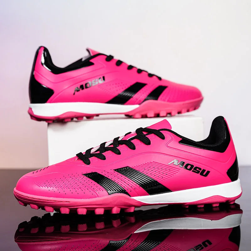 Zapatillas de fútbol para hombre, para exteriores, TF/FG, unisex, para entrenamiento, partido, de alta calidad, ultraligeras, antideslizantes y ligeras.