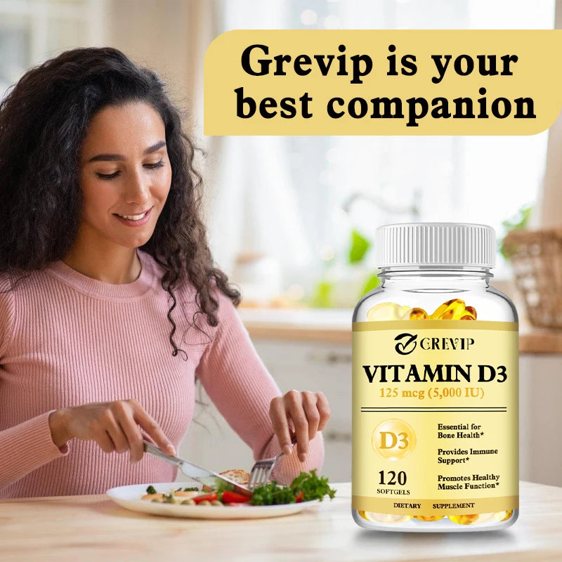 Vitamin D3 - Promotes Healthy Muscle Function and Immune SupportSupplement