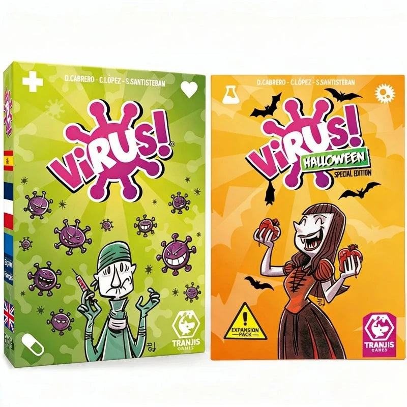 The latest Virus virus infection card interactive toys foreign version of the family gathering game spot. card games