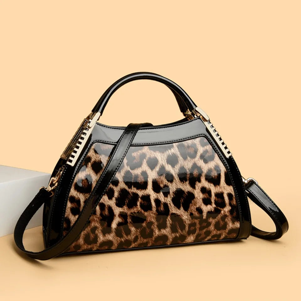 Alligator Patent Leather Shoulder Crossbody Handbags for Women, Luxury Brand Designer Hobo Bags, Two-Layer Sac