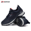 Baasploa Men's Anti-Skid and Wear-Resistant Hiking Travel Shoes Fashion Waterproof Outdoor Sneaker Comfortable Male Sport Shoes