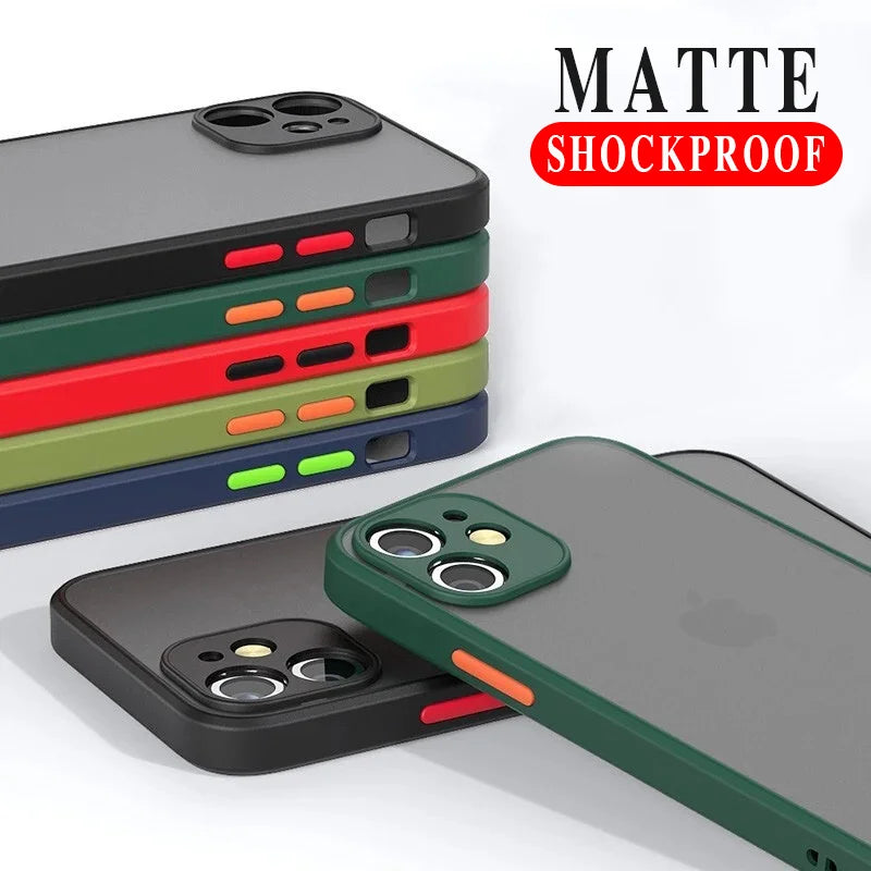 Funda para iPhone SE 2022, funda para iPhone SE 3, 2022, 2020, 8, 7 Plus, funda de silicona mate translúcida de goma para iPhone SE 2022.