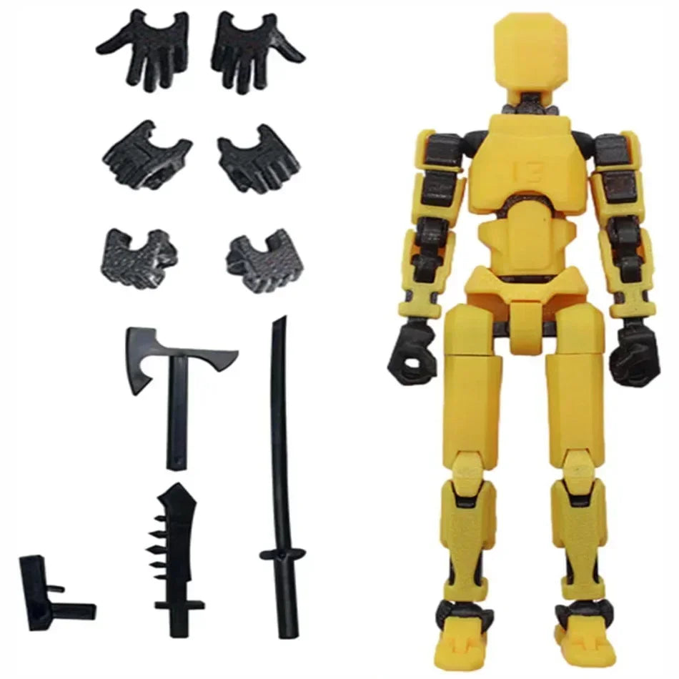 Robot multiarticular movible Shapeshift 2.0, maniquí impreso en 3D, 13 figuras de acción, juguetes para niños, adultos, juegos para padres e hijos.