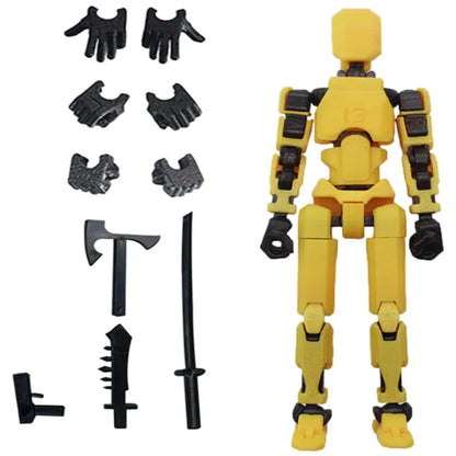 Robot multiarticular movible Shapeshift 2.0, maniquí impreso en 3D, 13 figuras de acción, juguetes para niños, adultos, juegos para padres e hijos.