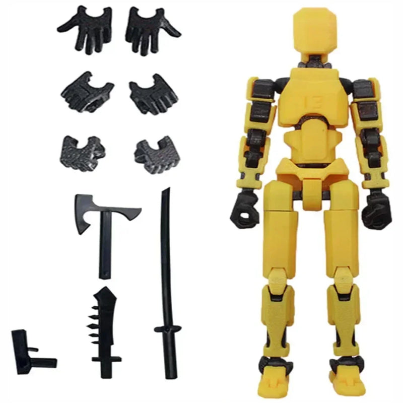 Multi-Jointed Movable Shapeshift Robot 2.0 3D Printed Mannequin Dummy 13 Action Figures Toys Kids Adults Parent-children Games