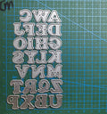 Letter Metal Cutting Dies Stencil Template Die Cut Scrapbooking Embossing Dies Art Decoration Craft Knife Mold