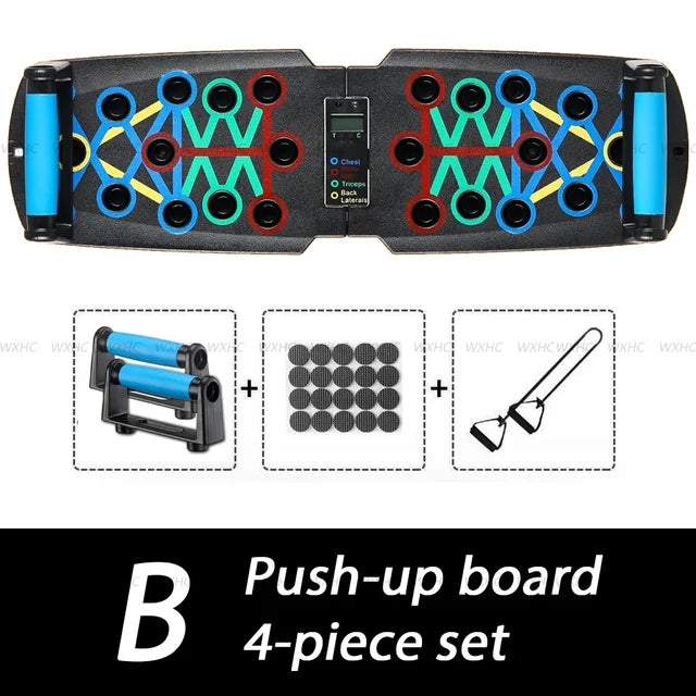 Foldable Automatic Counting Push Up Board Strength Train Equipment for Chest Abdomen Arms and Back Train Home Fitness Gym Equipment 