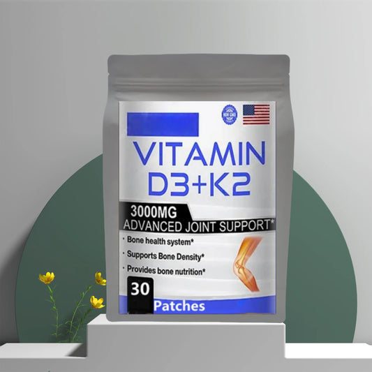 Hot sale Vitamin D3+K2 Patch - Promotes Calcium Absorption, Cardiovascular Health & Growth Development free shipping