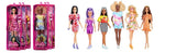 Genuine Barbie Fashionista Dolls, Brunette Hair, Blonde Fashion Doll Accessories, Dress Up Kids Toys for Girls, Children's Playthings