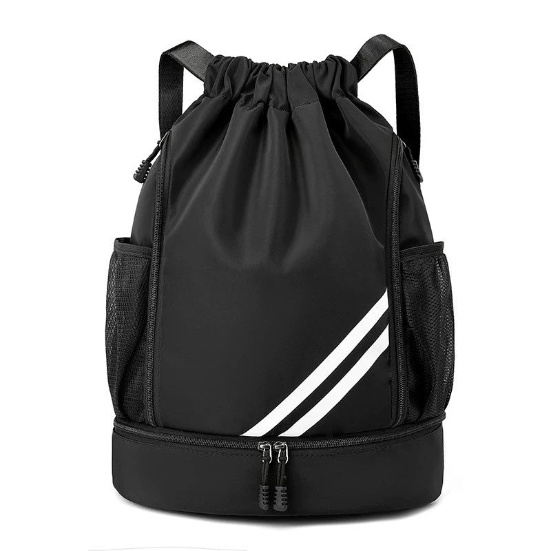 Mochila deportiva con cordón para gimnasio, para mujer y hombre, para baloncesto, fútbol, ​​fútbol, ​​entrenamiento, deportes al aire libre