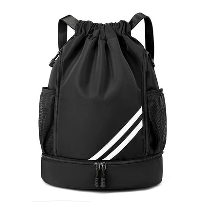 Mochila deportiva con cordón para gimnasio, para mujer y hombre, para baloncesto, fútbol, ​​fútbol, ​​entrenamiento, deportes al aire libre