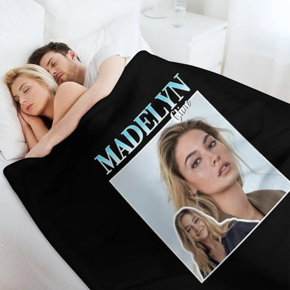 Madelyn Cline Throw Blanket heavy to sleep Warm for sofa Blankets