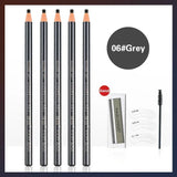 Waterproof Art Tint Makeup Eye Brow Pen 5pcs Professional Microblading Pencil Eyebrow Tattoo Tint Enhancers Cosmetic Wholesale