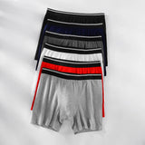 Men's Cotton Boxer Long Leg Underwear Seamless Sexy Man Shorts Breathable Panties Sports Underpants Men