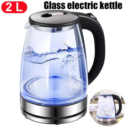 2L electric glass kettle Infant Thermostatic Milk Regulator Kettle Hot Water Smart Insulation Pot Automatic Milk Warming Powder