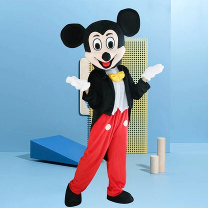Disney Mickey Minnie Mouse Mascot Costume Cartoon Characters Advertising Event Party Cosplay Dress Suit Animal Carnival Props