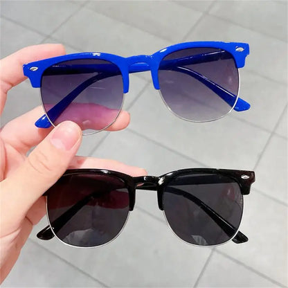 Nuevas gafas de sol para niños, modernas, coloridas, reflectantes, para niños y niñas, con protección UV400, para ciclismo al aire libre, de alta definición.