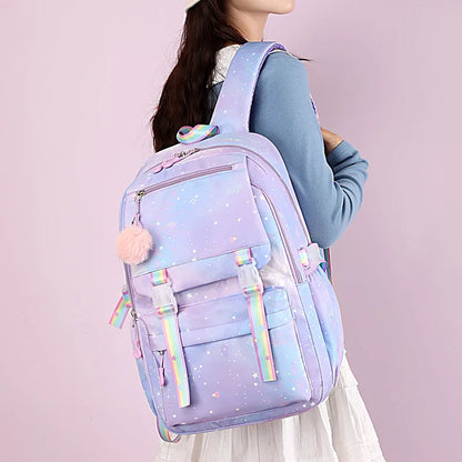 Mochila impermeable de gran capacidad de Lilo y Stitch para la escuela, bolsa de cosplay de anime kawaii, bolsa de viaje, regalo para estudiantes de escuela y niñas