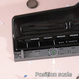Fromthenon Mushroom Disc Hole Punch 2/4/11 Holes Puncher for A4 B5 A5 Discbound Letter Junior Notebook Planner Stationery