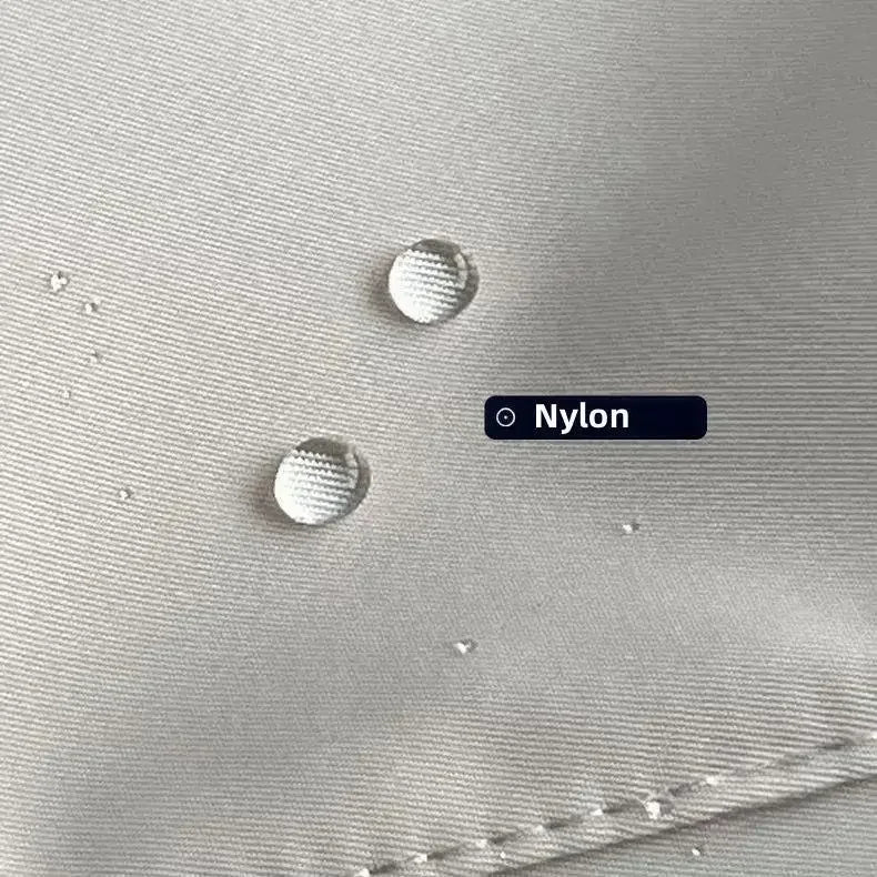Nuevo bolso de hombro informal de gran capacidad, de nailon, impermeable, de lona, ​​sencillo y moderno, para colegiala.