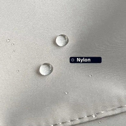 Nuevo bolso de hombro informal de gran capacidad, de nailon, impermeable, de lona, ​​sencillo y moderno, para colegiala.