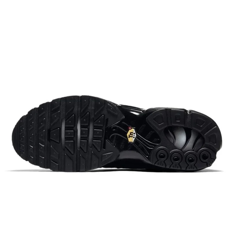 Nike Air Max Plus TN Running Shoes Triple Black Classic Outdoor Jogging Walking Sports Shoes Trainers Women Men Sneakers