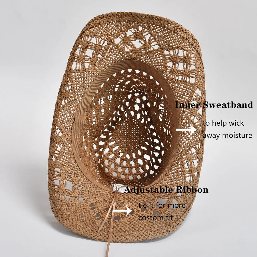 Summer Hand-Woven Straw Hat for Women Shell Decoration Holiday Beach Sun Hat Panama Hat for Women