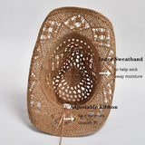 Summer Hand-Woven Straw Hat for Women Shell Decoration Holiday Beach Sun Hat Panama Hat for Women