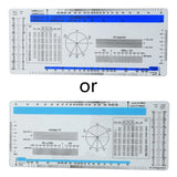 ECG Ruler Plastic Ruler Measuring Tool Electrocardiogram Drafting Divider