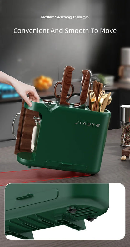 Multifunction Knife Holder Cutting Board Stand Knife Stand Household Holder Knife Desktop Stand Kitchen Tool Utensil Organizer