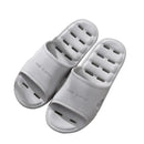 Feslishoet - Zapatillas de baño unisex de EVA, antideslizantes, con fondo suave, antifugas, para ducha, para hombre y mujer, de secado rápido 