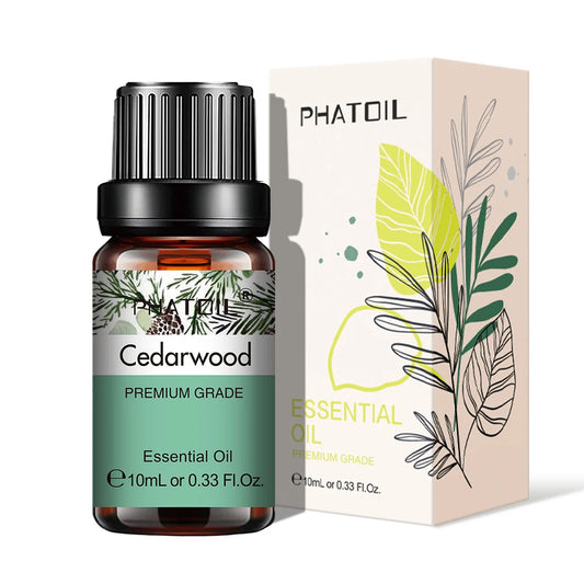 PHATOIL Natural Plant Essential Oil 10ml Eucalyptus Lavender Bergamot Vanilla Peppermint 1PC Aroma Essential Oils For Diffuser