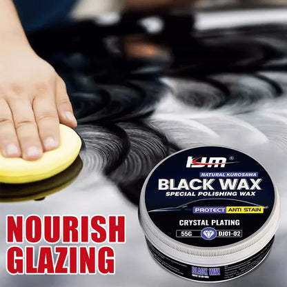 Premium black automotive wax for shine and protection - Fit, polish and maintain waxes for enhanced shine and durability