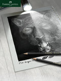 Faber-Castell 8/12pcs Set Matte Sketch Pencil Art Graphite For Sketch Black Lead Writing Drawing Graphite Pencils Supplies