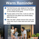 ABIR WD8 Robot Window  cleaner, Dual Water Spray,Smart Memory,High Vacuum Suction, Laser Sensor, Home Wall Glass Cleaning Robot