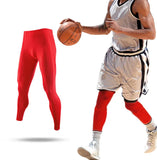 Winter Spring Men Running Tights GYM Pants For Male Basketball Football Soccer Fitness Exercise Hiking Sport Long Leggings B88