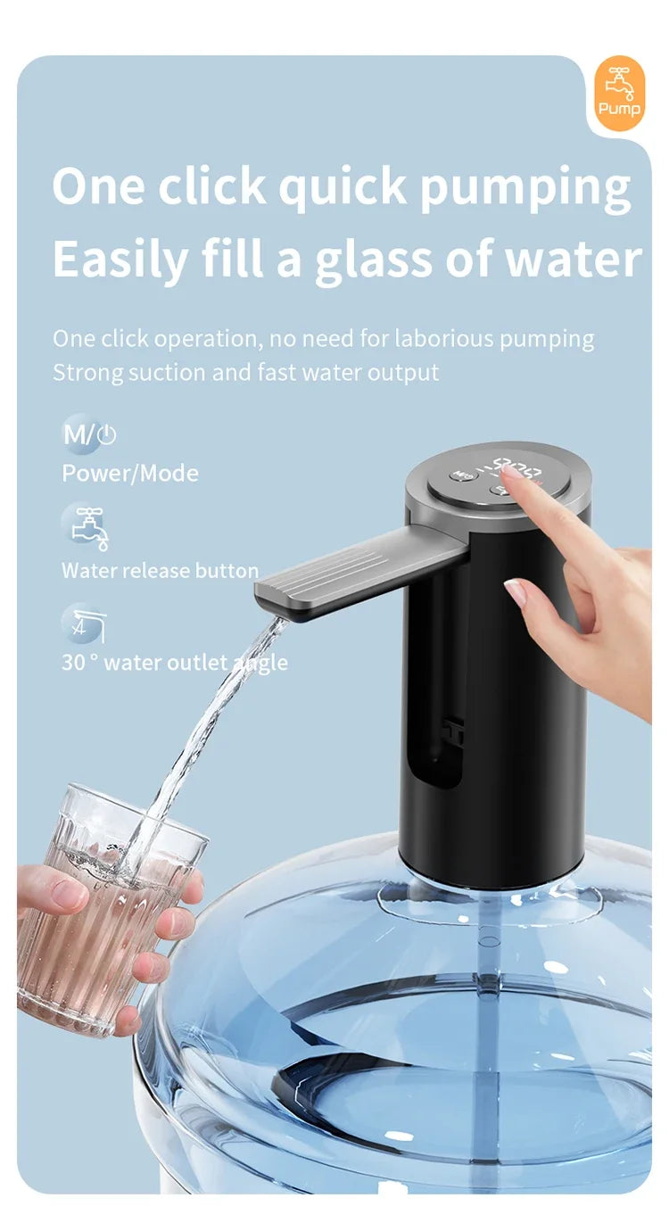 Smart Quantitative Alcohol Dispenser Professional High End Whiskey Pump Dispenser Liquor Pump Adjustable Foldable Wine Decanter