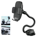 360° Rotating Car Phone Holder Universal Windshield Dashboard Phone Mount Flexible Long Arm Bracket Support GPS Suction Base