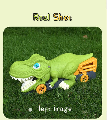 New Dinosaur Toy Play Vehicle Game For Boy Car Carrier Truck Children Montessori Gift Kid Racing Track with Children Mini Car