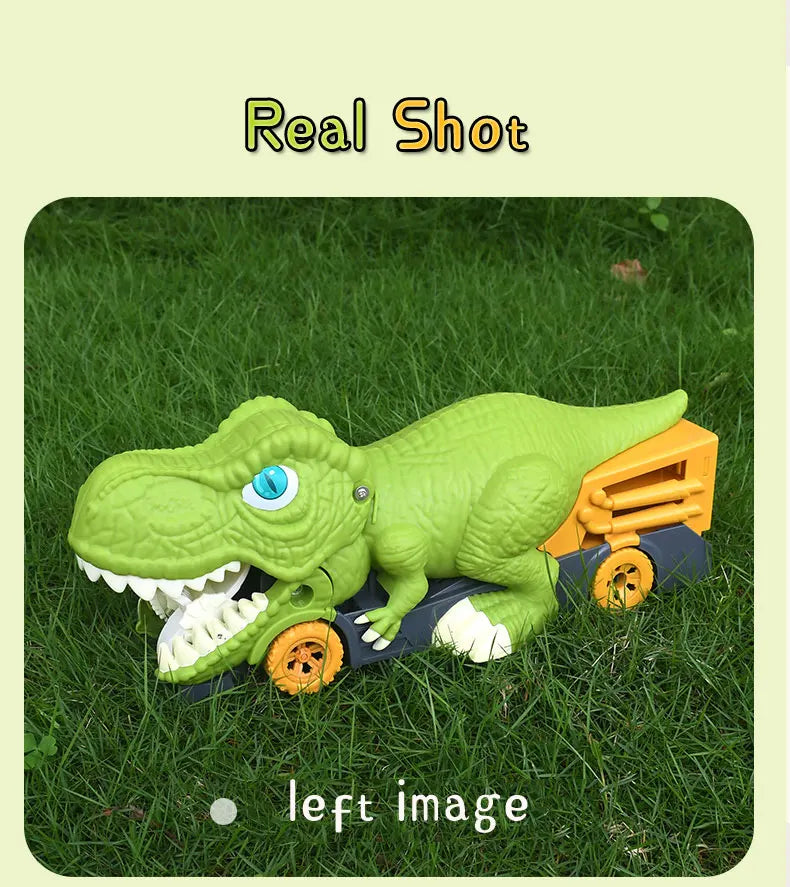 New Dinosaur Toy Play Vehicle Game For Boy Car Carrier Truck Children Montessori Gift Kid Racing Track with Children Mini Car