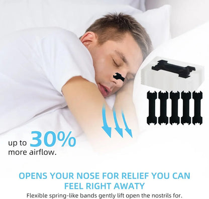 100/50/20PCS Black Nose Strips Extra Strength Nasal Strips for Adults and Children Better Sleep Non-Invasive Anti Snoring Strips