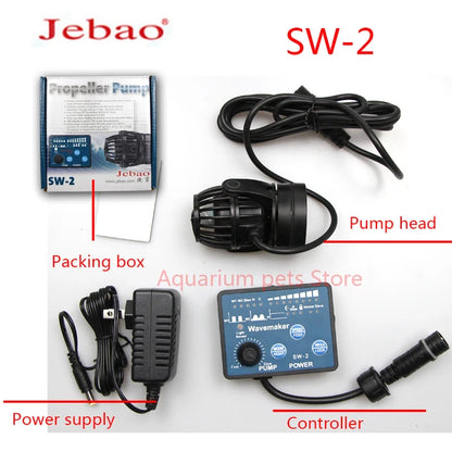 New Jebao Marine Aquarium Wireless Wave Maker MLW-5 SLW SW ALW Wave Pump with WiFi LCD Display Controller wave pump Coral