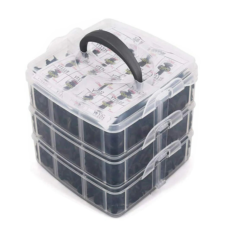 Mixed Size Car Plastic Retainer Clips Automobile Fender Push Pin Rivet Door Trim Panel Retainer Automobile BumperFasteners Tool