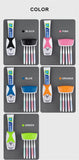 1 conjunto de suporte para escovas de dentes de fácil utilização com dispensador automático de pasta de dente e suporte de parede para escovas de dentes