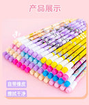 10Pcs/Lot Cute Cartoon HB Pencil With Big Rubber Kawaii Capybara Pony Pencils Student Kids Writing Pen School Stationery Gifts